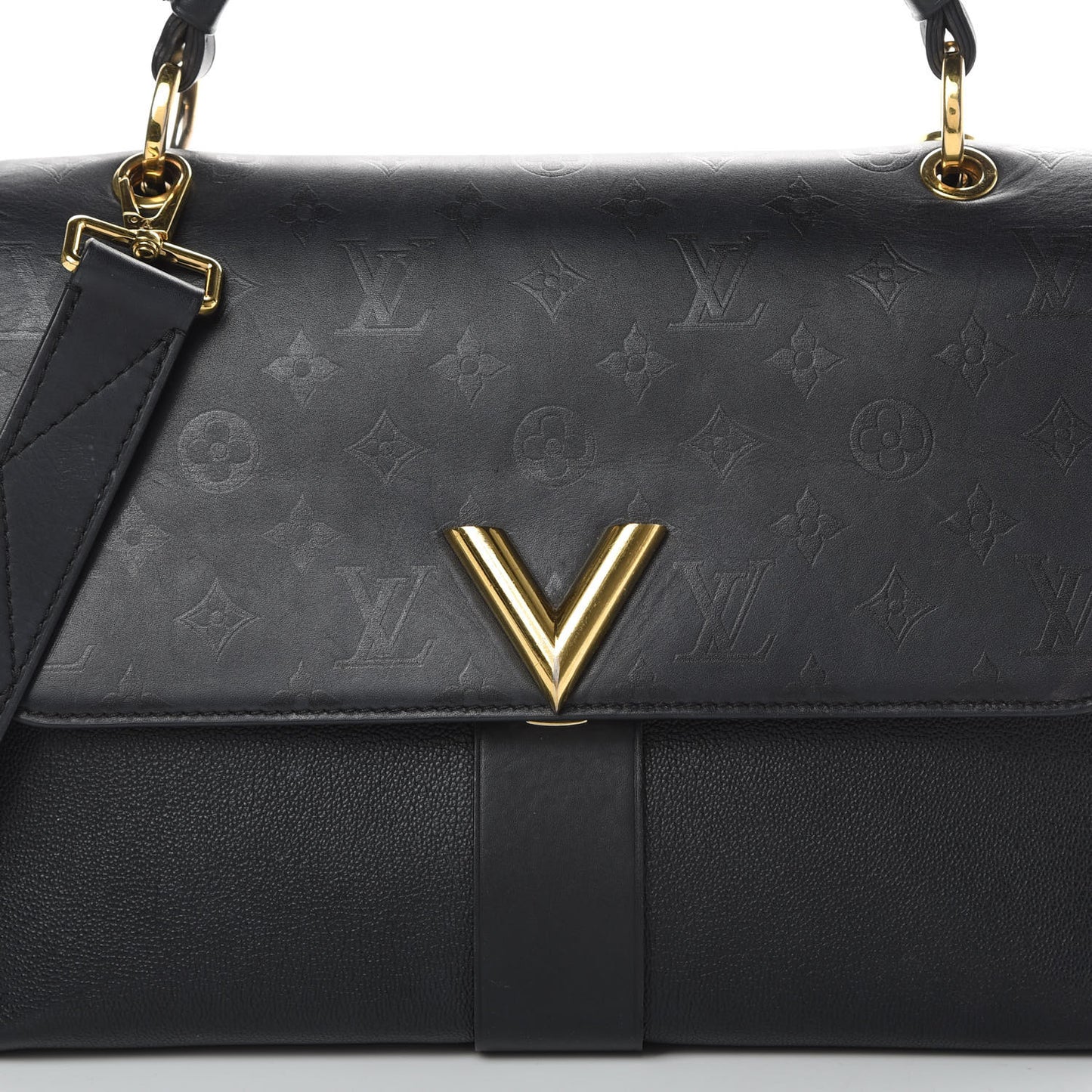Calfskin Monogram Very One Handle Black