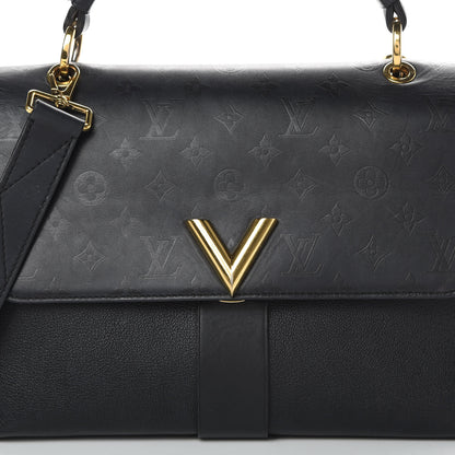 Louis Vuitton Calfskin Monogram Very One Handle Black 8 of 18