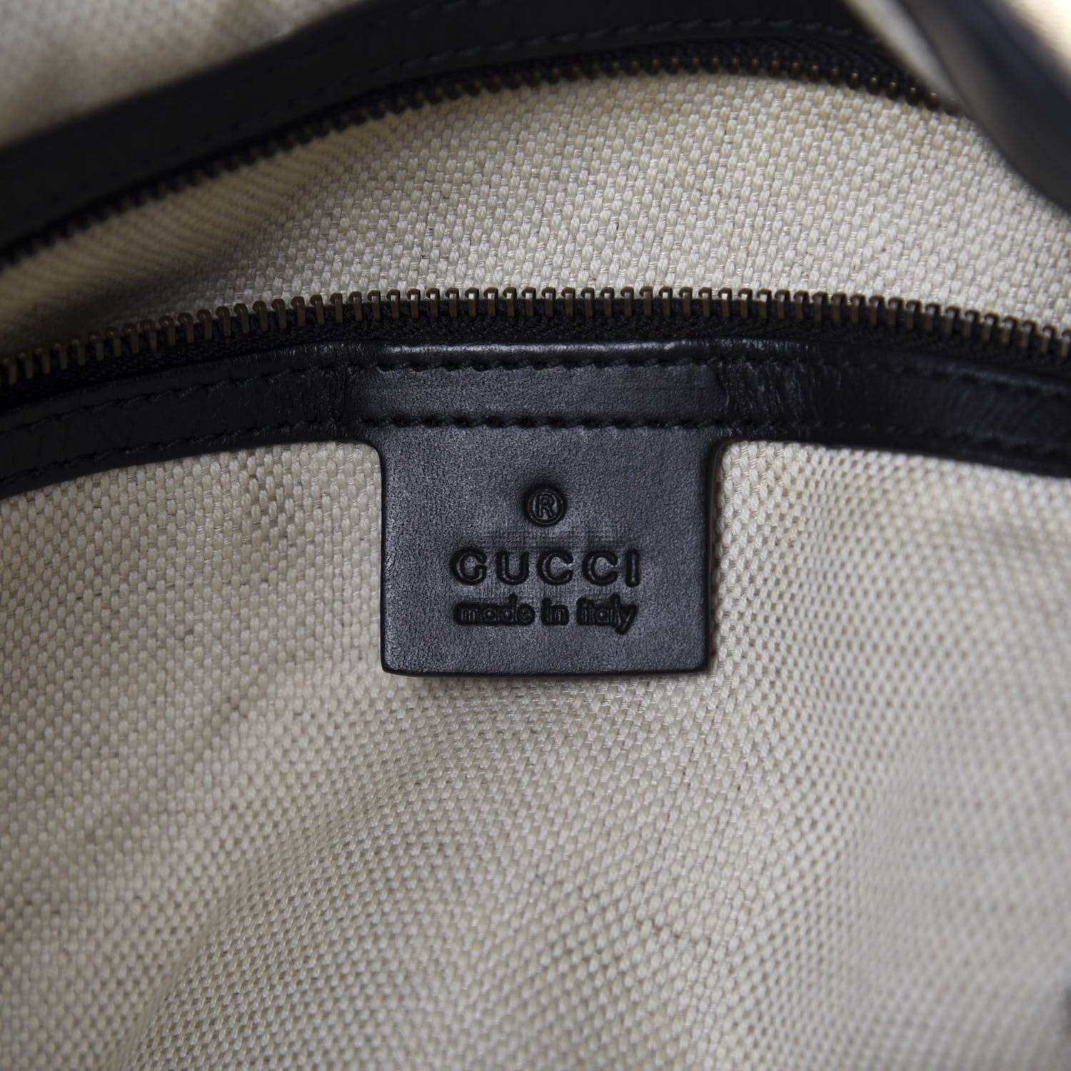 Gucci Monogram Medium Patti Stud Hobo Black 8 of 10