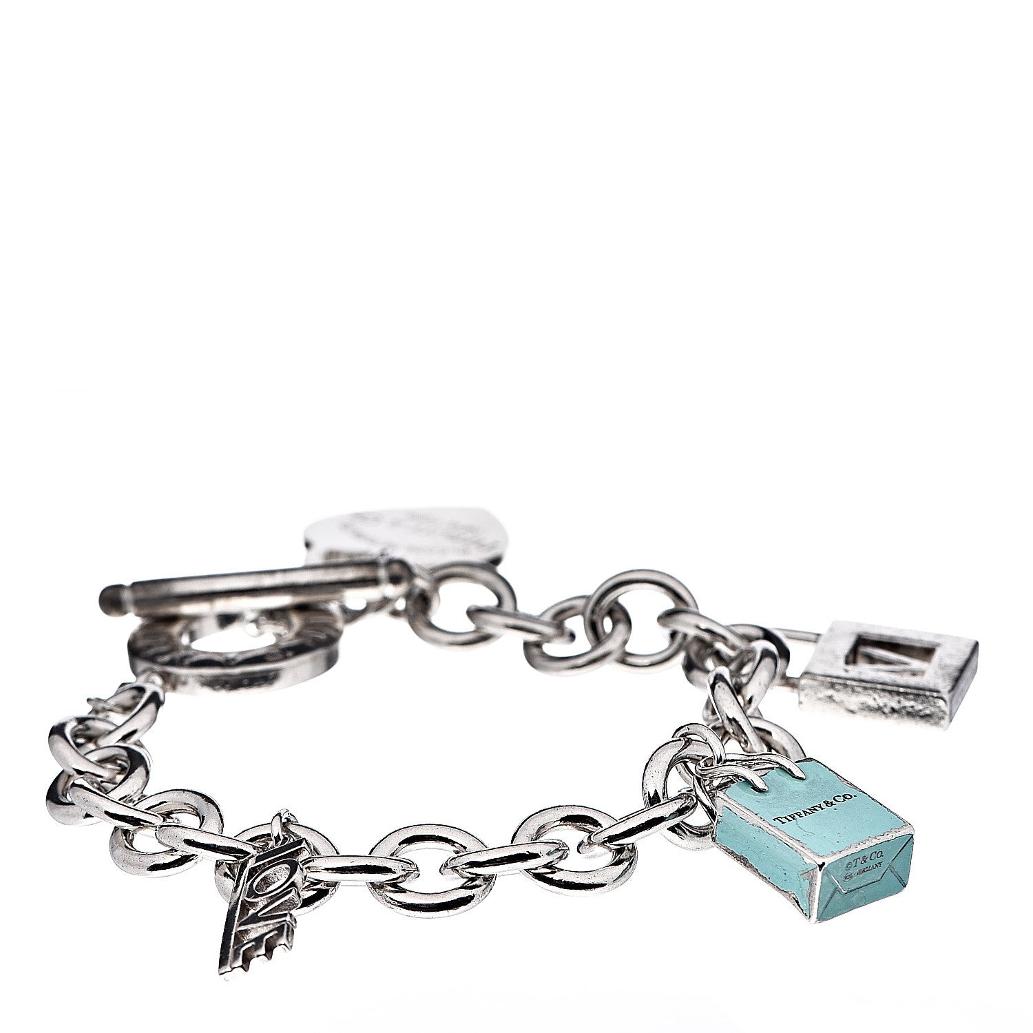 Tiffany Sterling Silver Charm Bracelet 1 of 5