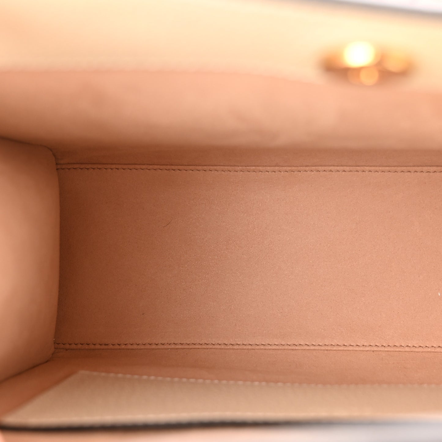 Textured Dollar Calfskin Web Small Diana Tote Bag Mystic White