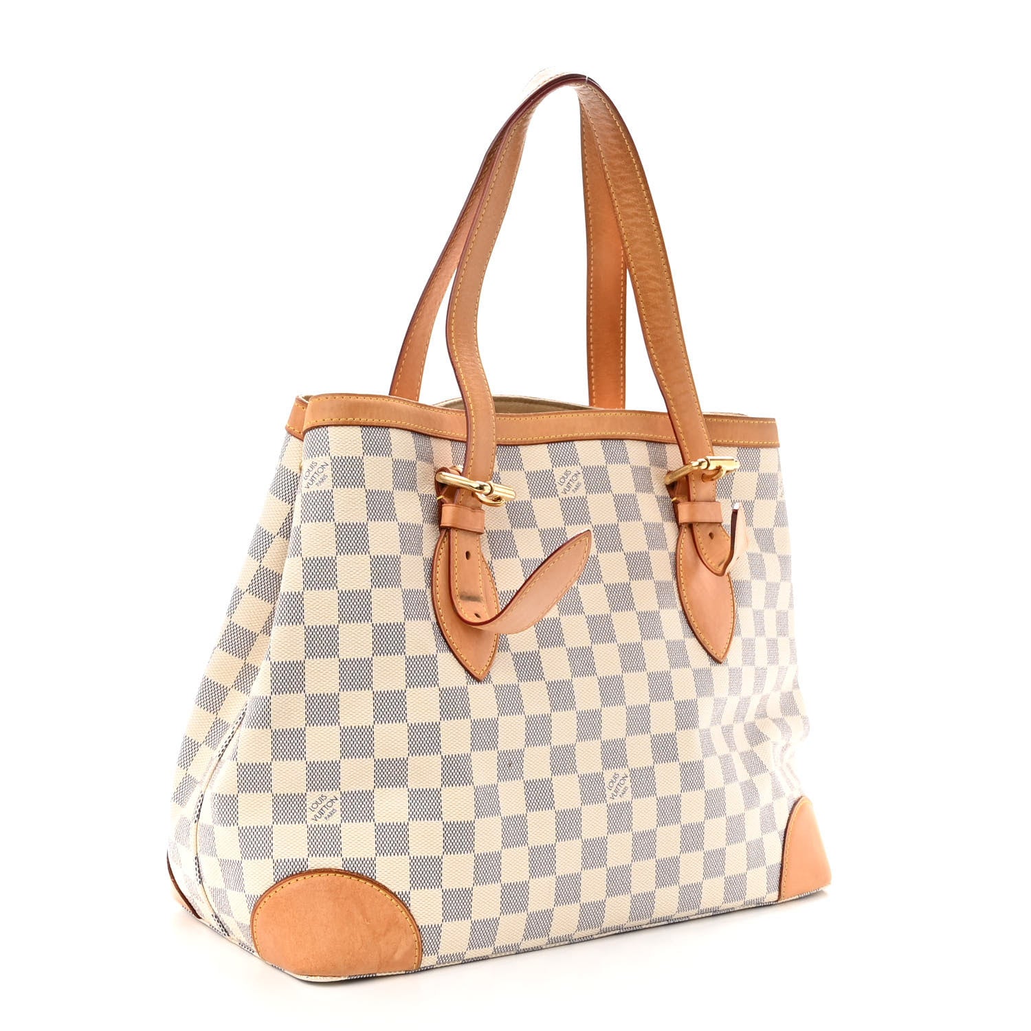 Louis Vuitton Damier Azur Hampstead MM 2 of 13