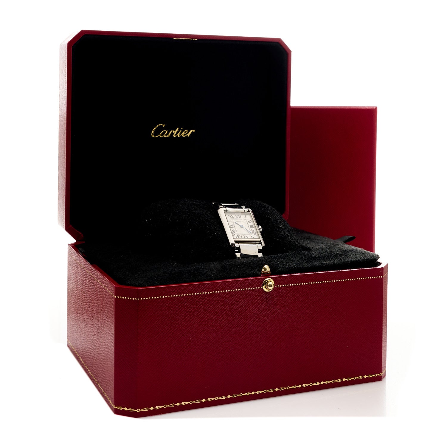 Cartier Stainless Steel 22mm Tank Must Quartz Watch 5 of 5