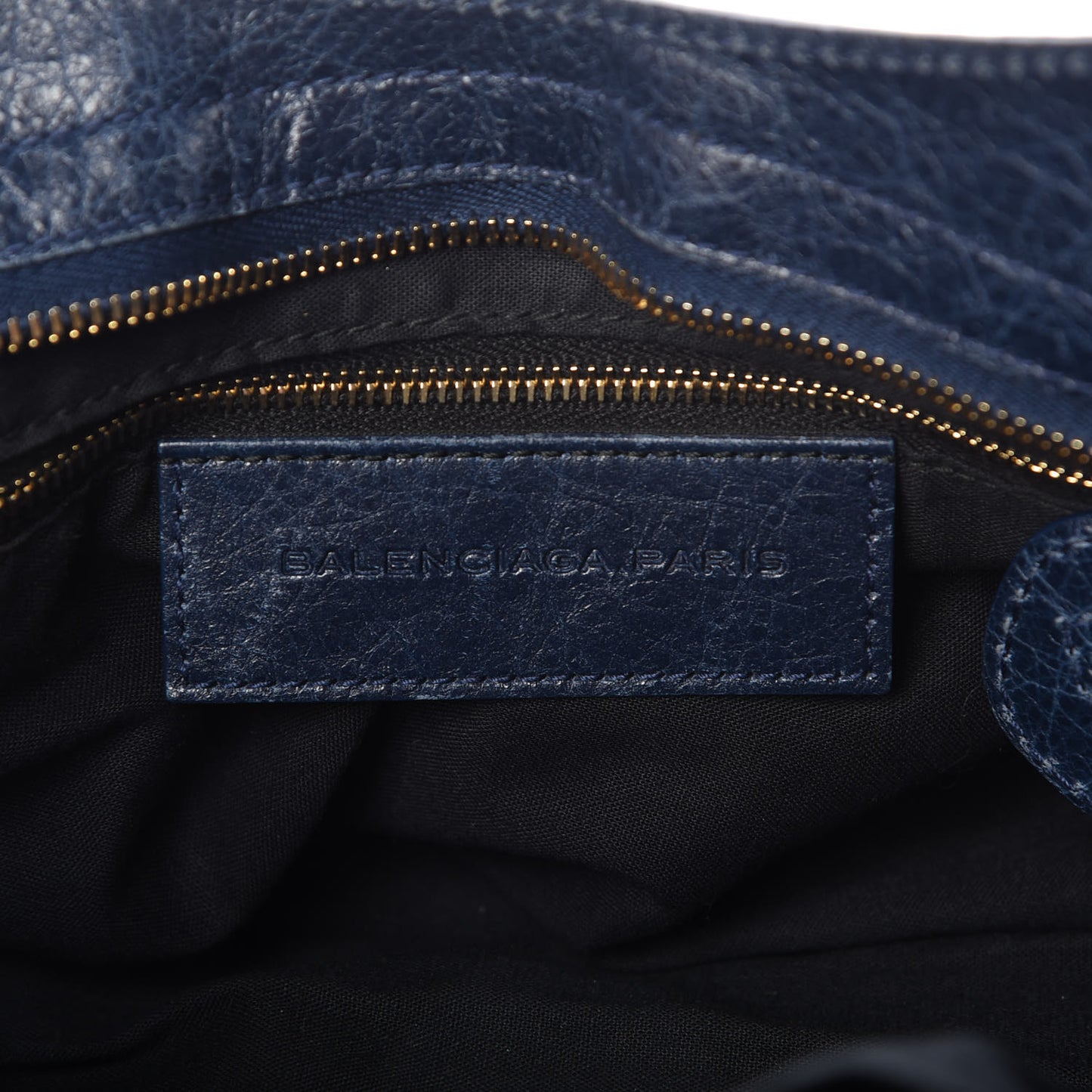 Agneau Giant 12 Gold Hardware City Bleu Mineral