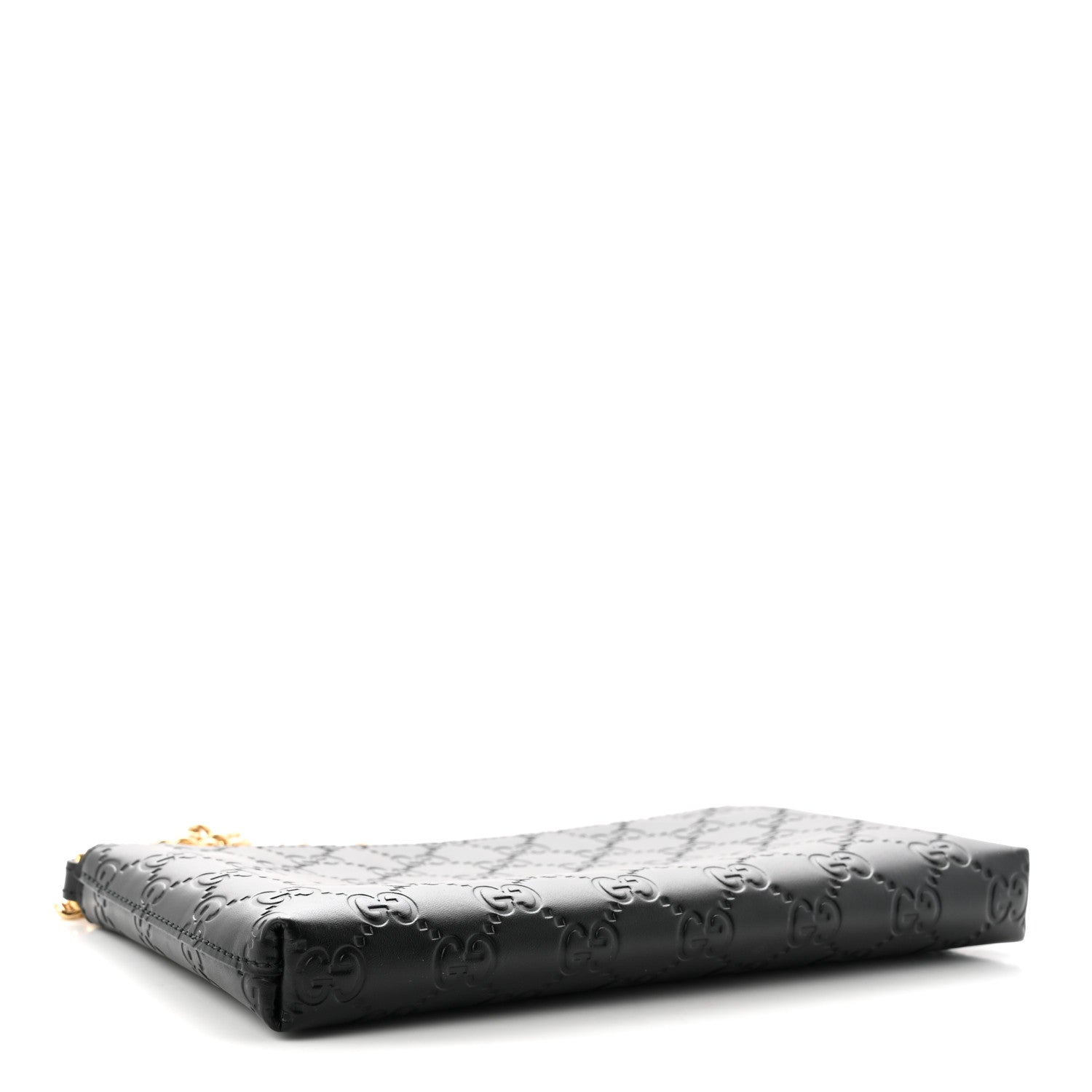 Gucci Guccissima Signature Wrist Wallet Black 4 of 10