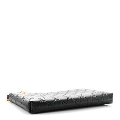 Gucci Guccissima Signature Wrist Wallet Black 4 of 10