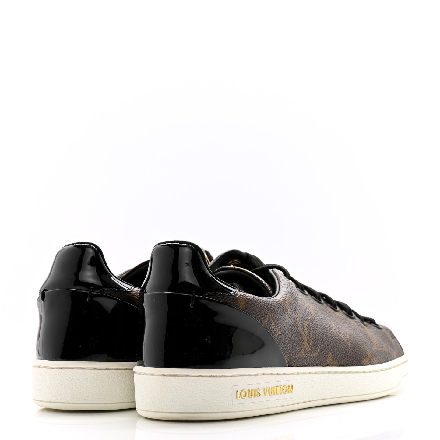 Patent Monogram Frontrow Sneakers 36