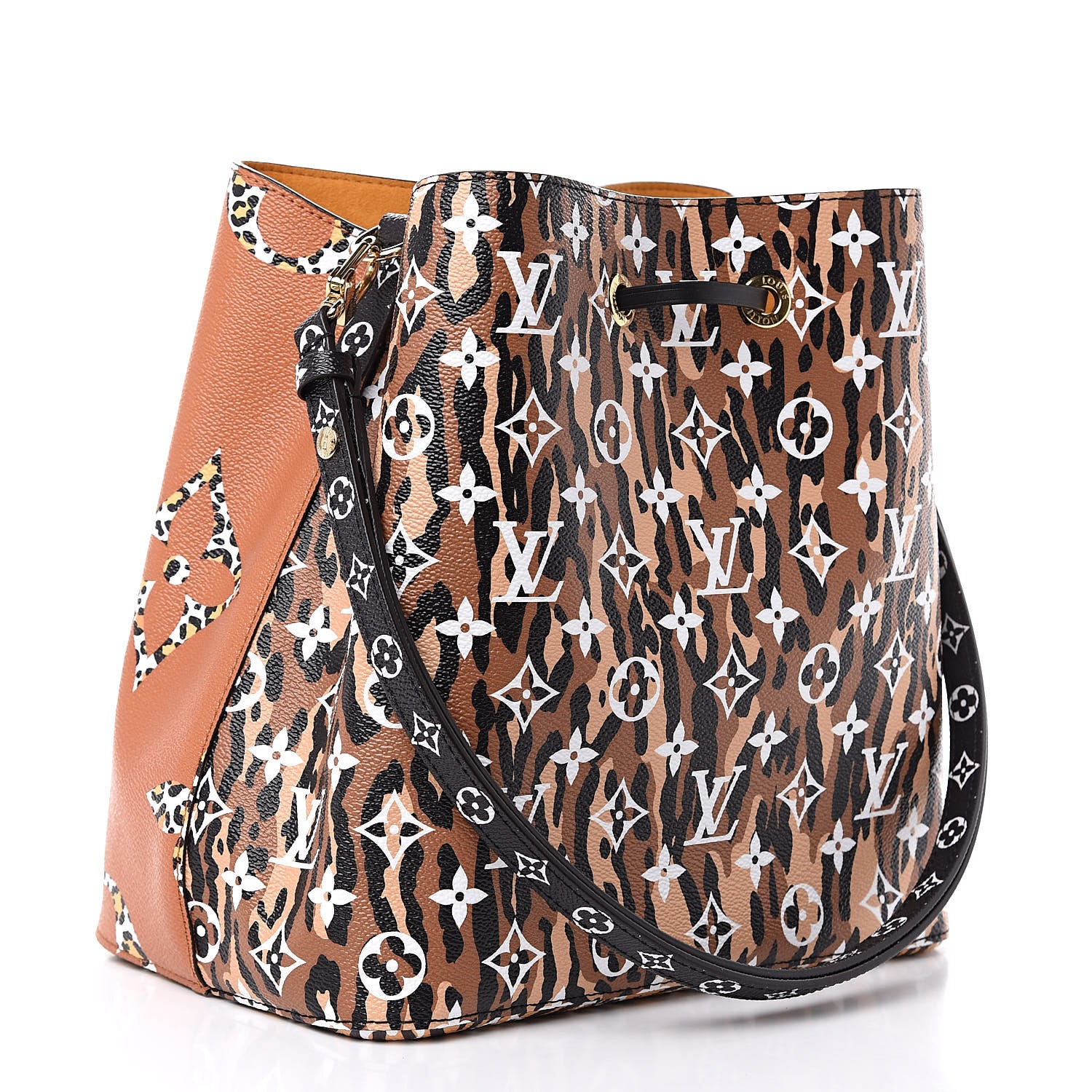 Louis Vuitton Monogram Giant Jungle NéoNoé Caramel 3 of 8