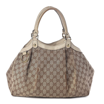 Gucci Monogram Medium Sukey Tote Off White 1 of 13