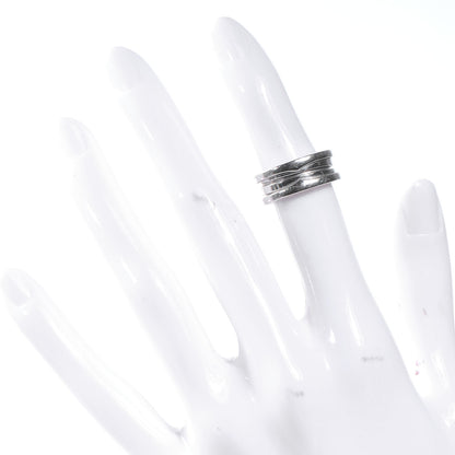 Bulgari BVLGARI 18k White Gold B.Zero1 Three Band Ring size 4 2 of 5
