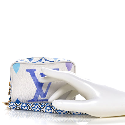 Louis Vuitton Monogram Giant Watercolor Wapity Case Blue 2 of 9