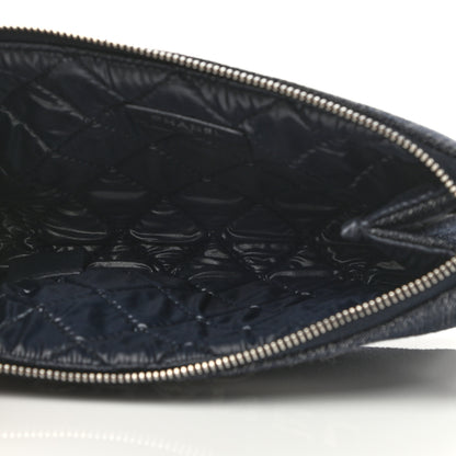 Chanel Denim Deauville Cosmetic Pouch Blue 5 of 9