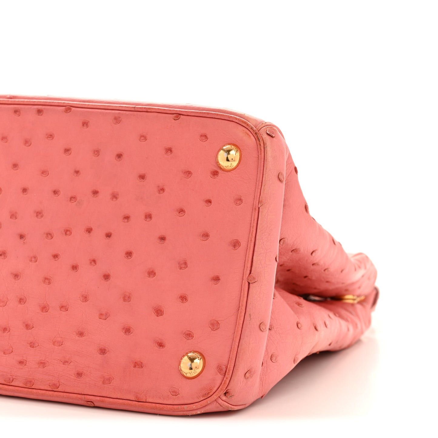 Ostrich Large Galleria Double Zip Tote Begonia