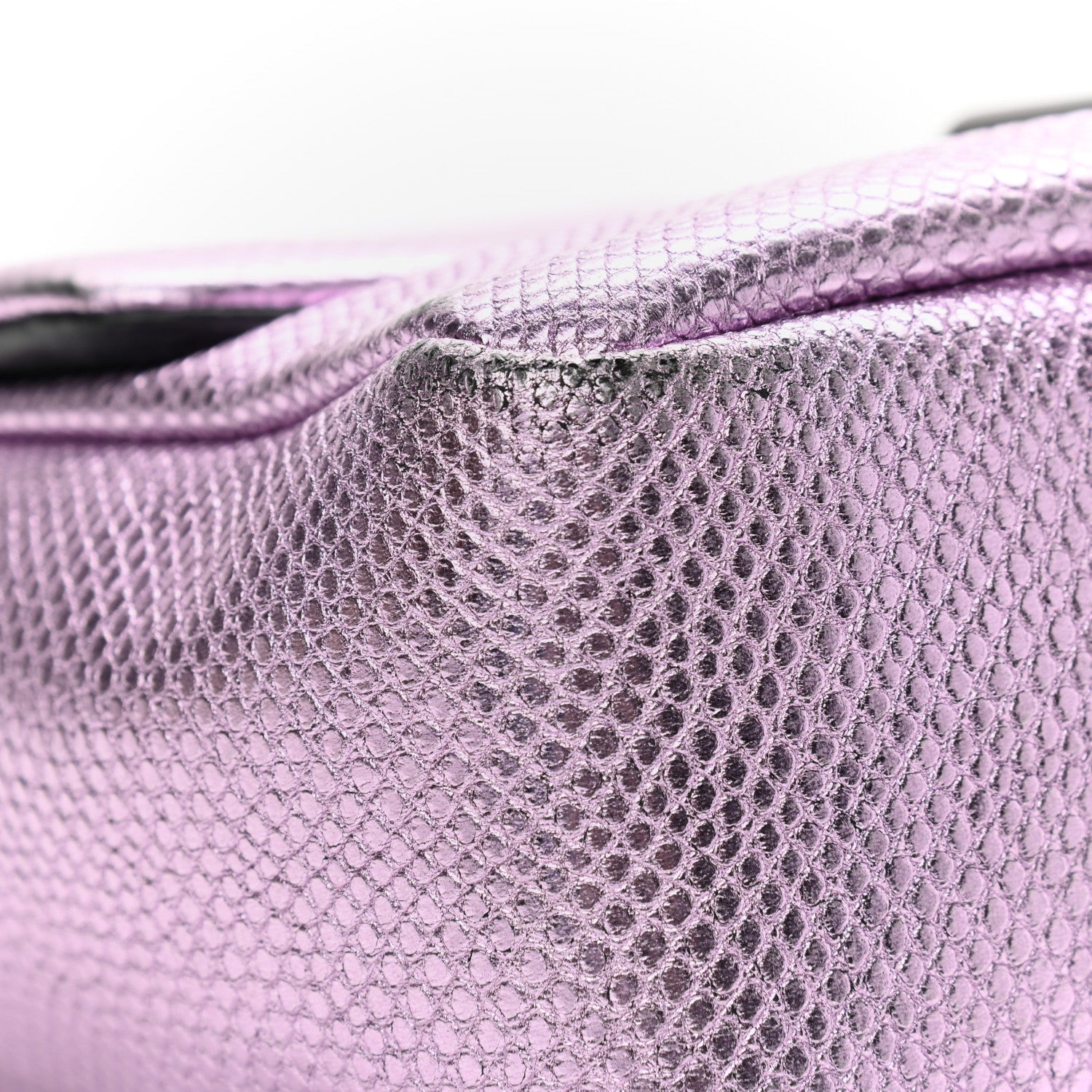 Tom Ford Lizard Calfskin Embossed Large Natalia Chain Bag Pink 8 of 15