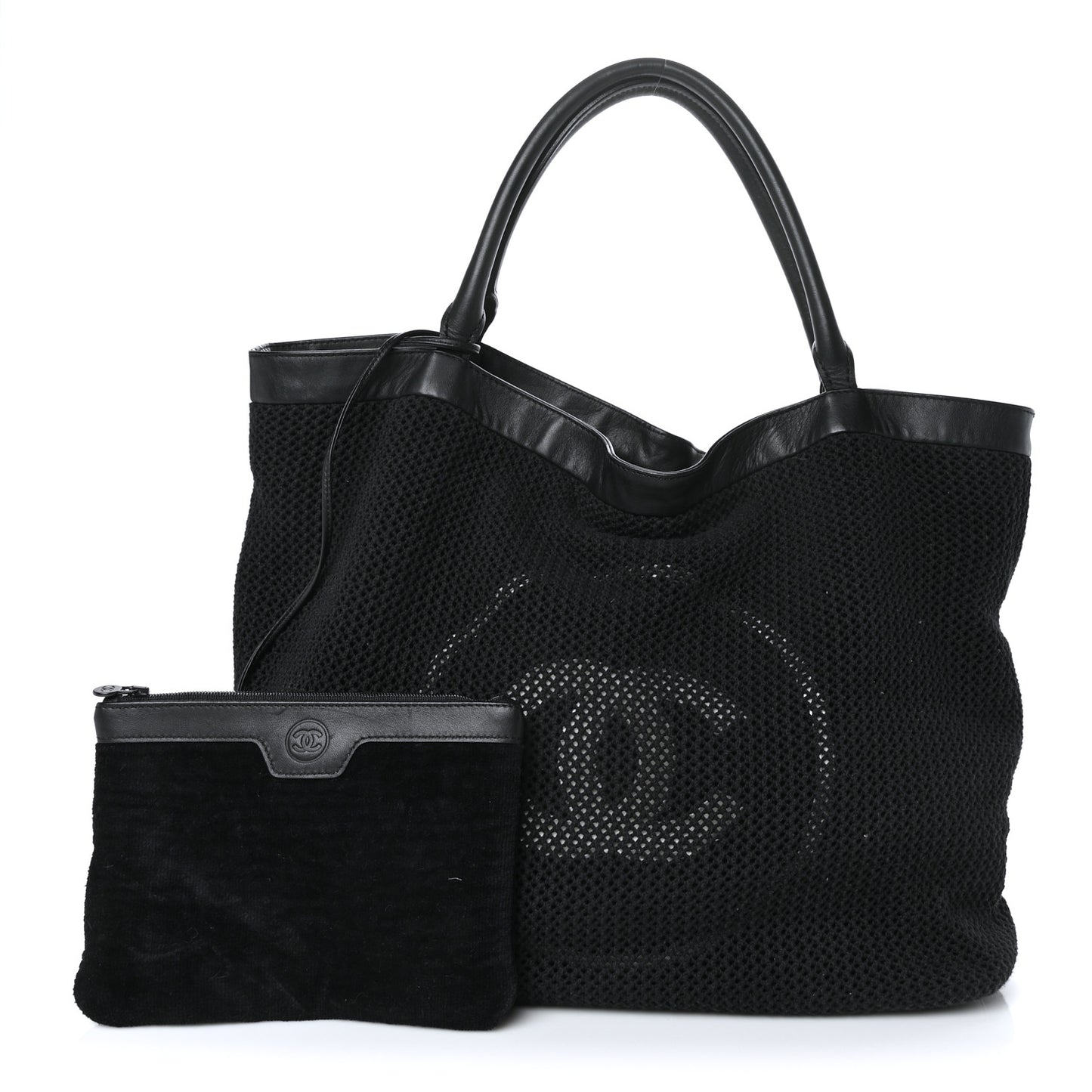 Cotton Net CC Tote Black
