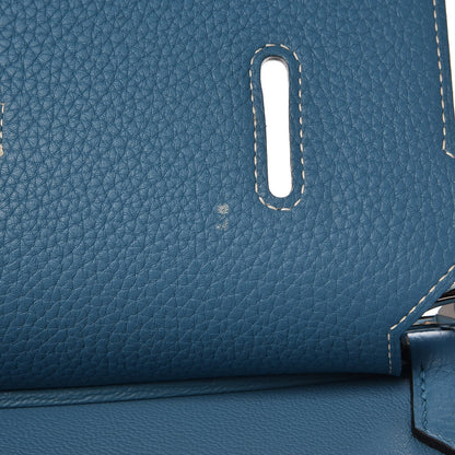 Hermes Taurillon Clemence Jypsiere 31 Blue Jean 8 of 8