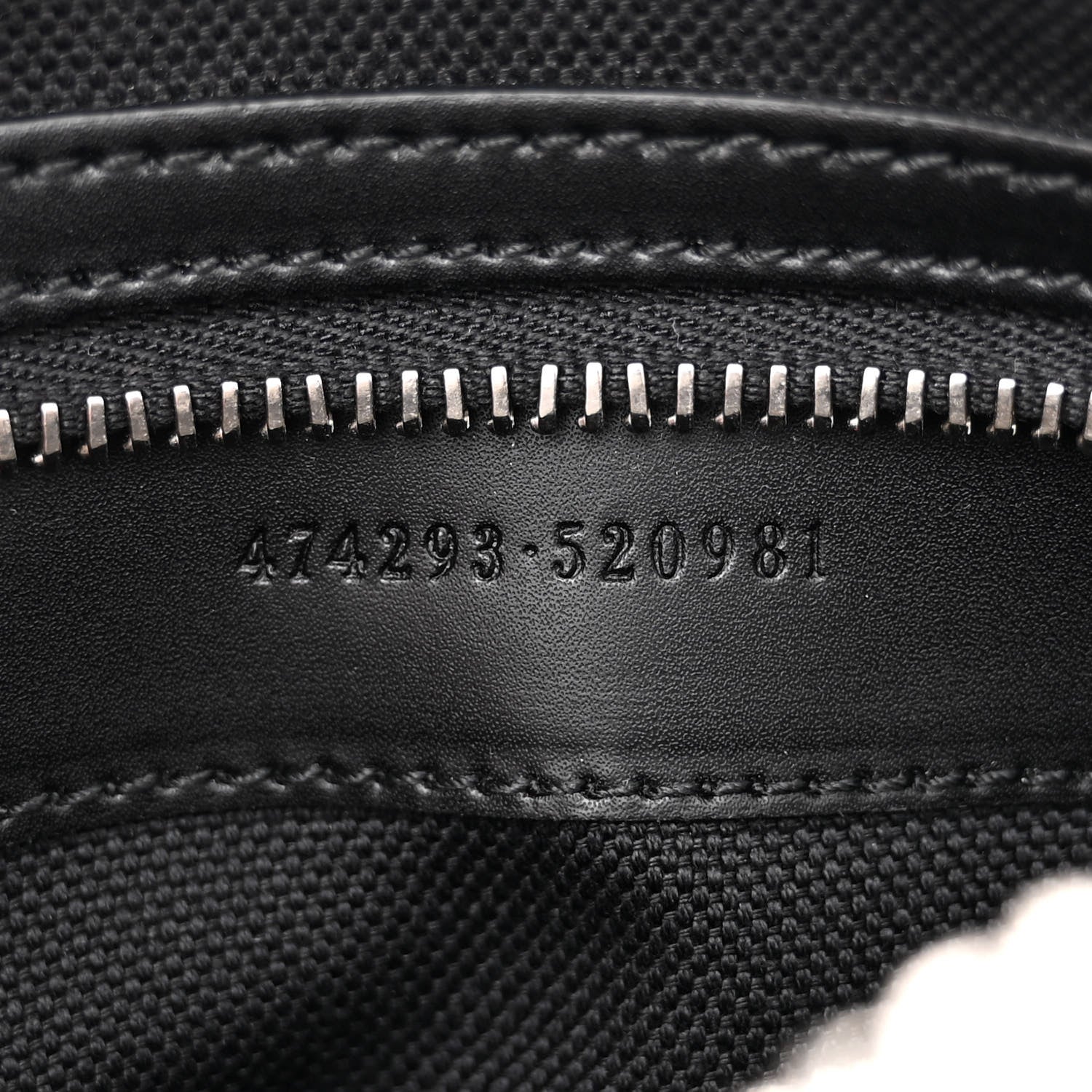 Gucci Soft GG Supreme Monogram Web Belt Bag Black Grey 7 of 13