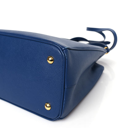 Prada Saffiano Medium Galleria Double Zip Tote Bluette 9 of 9