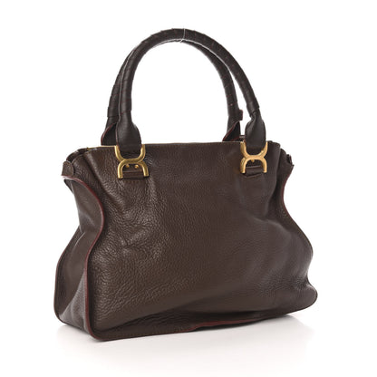 Chloe Calfskin Medium Marcie Satchel Truffle 3 of 10