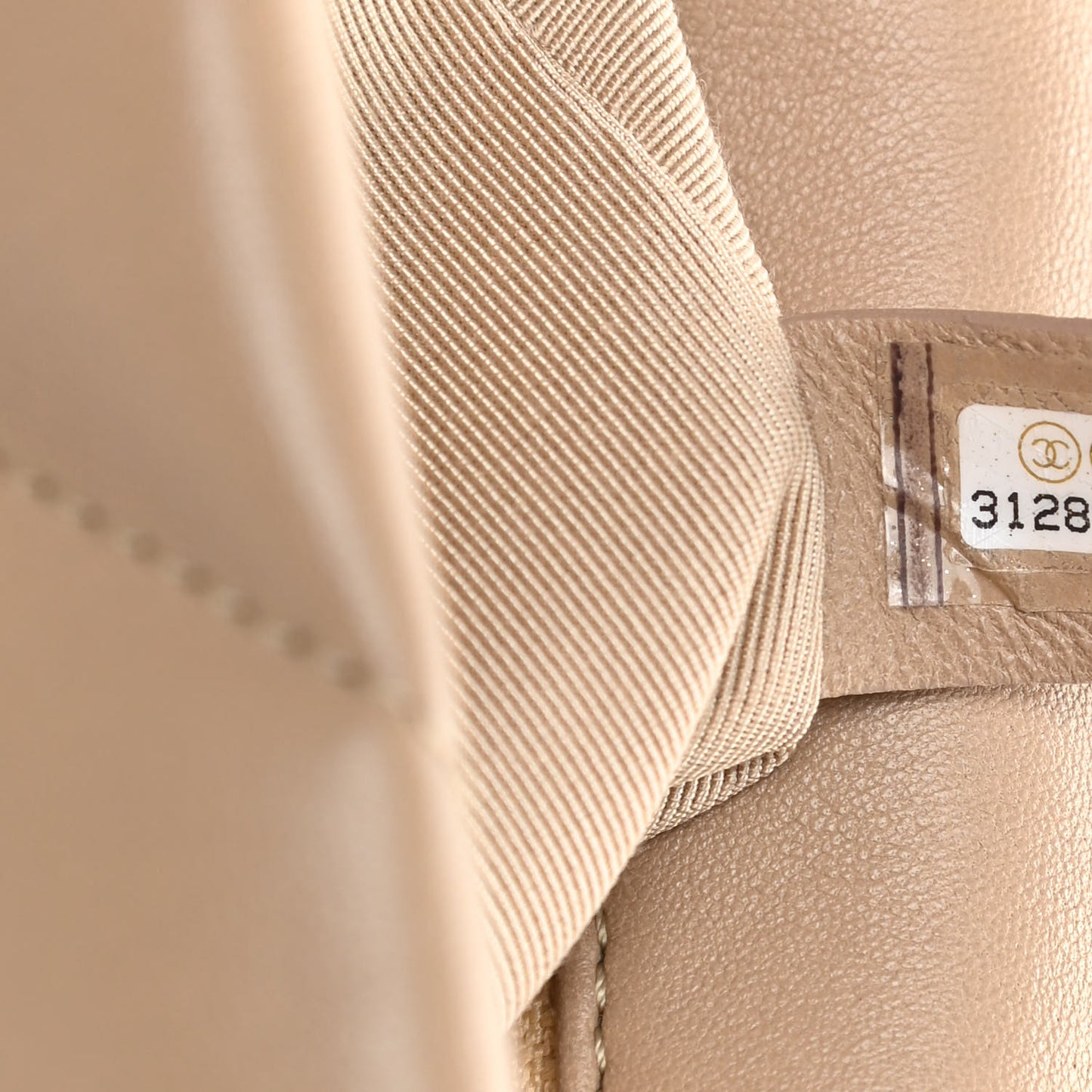 Lambskin Quilted Medium Chanel 19 Flap Dark Beige