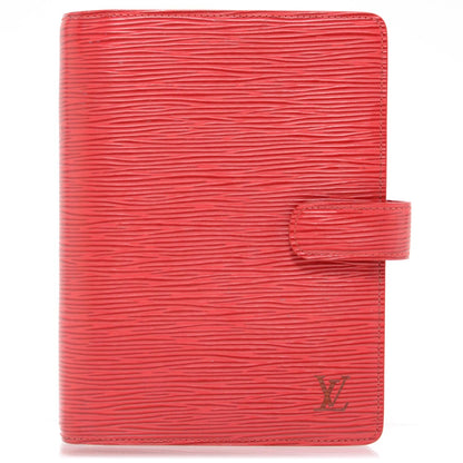 Louis Vuitton Epi Medium Ring Agenda Cover Red 1 of 8
