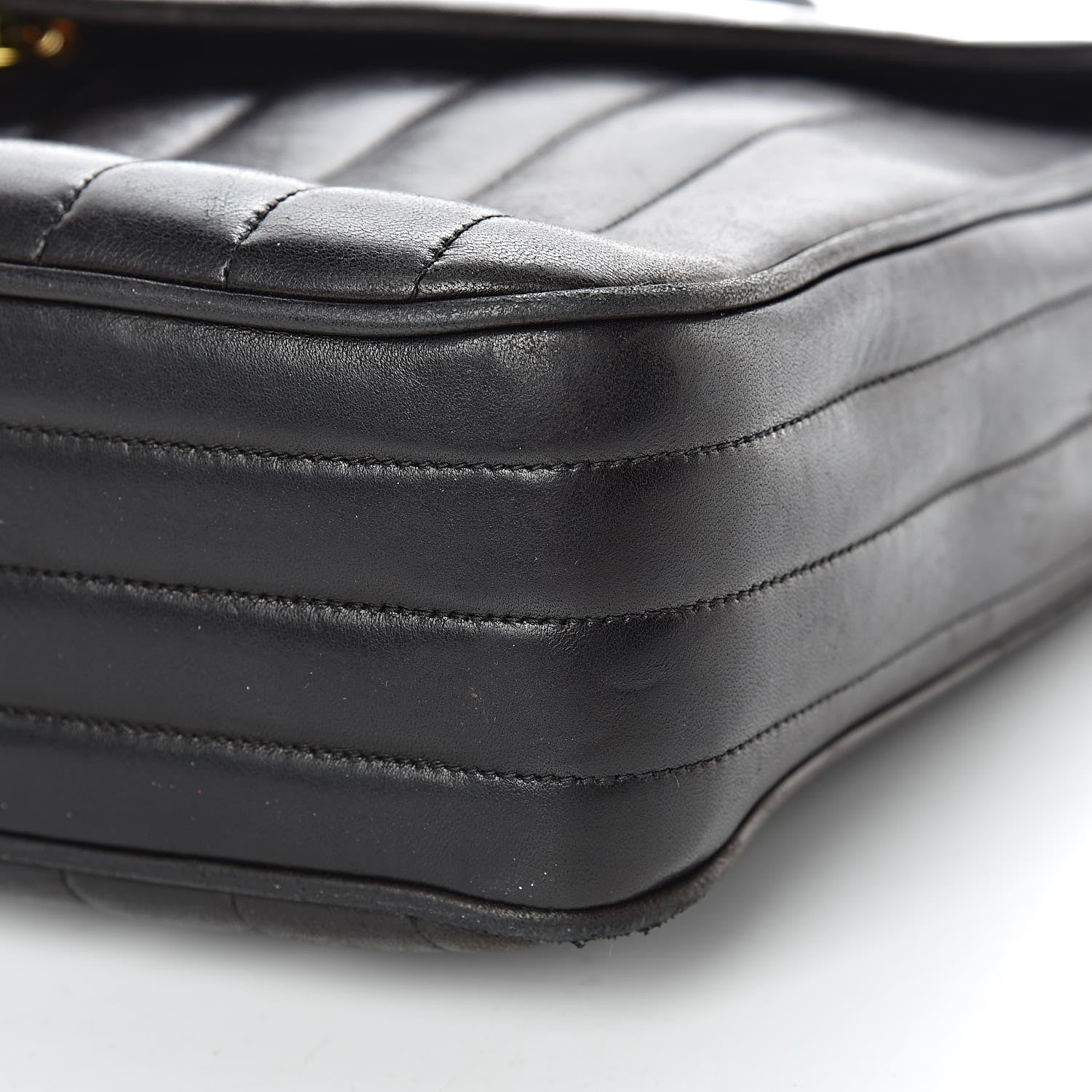 Chanel Lambskin Vertical Quilted Flap Camera Case Black 20 of 21