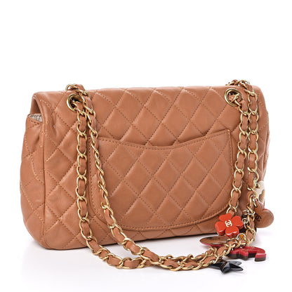Chanel Lambskin Quilted Medium Cruise Charm Single Flap Beige 3 of 10