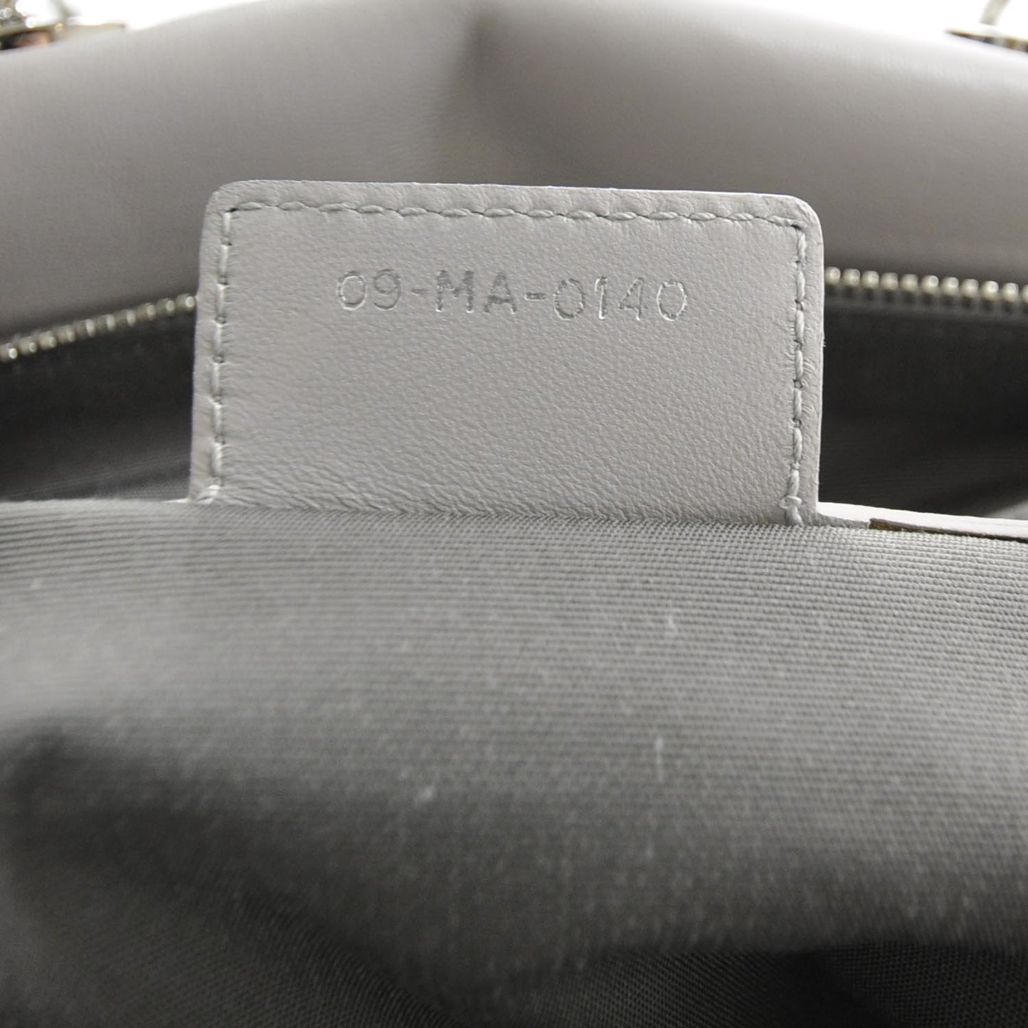 Lambskin Cannage Medium Granville Tote Grey