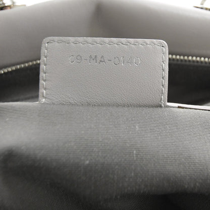 Christian Dior Lambskin Cannage Medium Granville Tote Grey 9 of 10