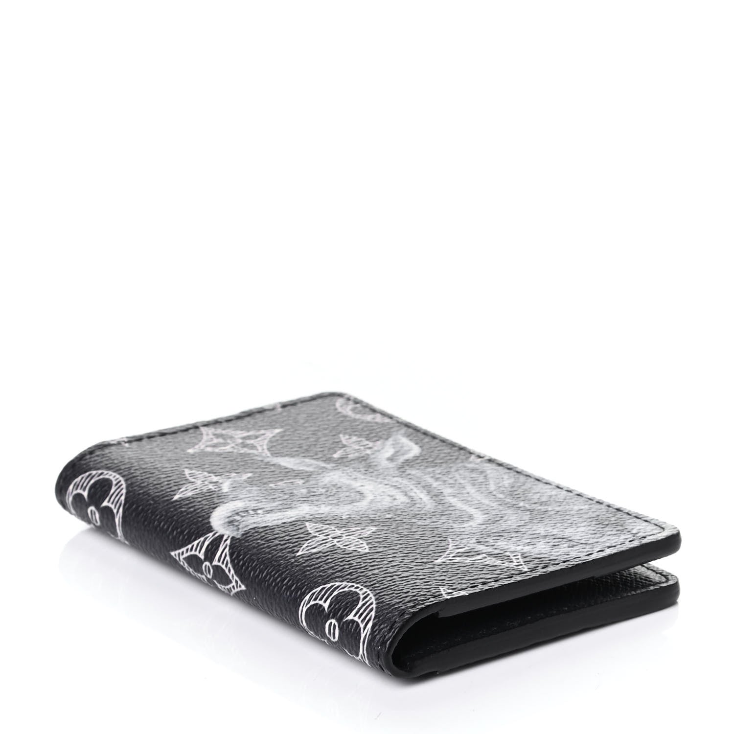 Louis Vuitton Savane Monogram Chapman Rhinoceros Pocket Organizer Encre 3 of 5