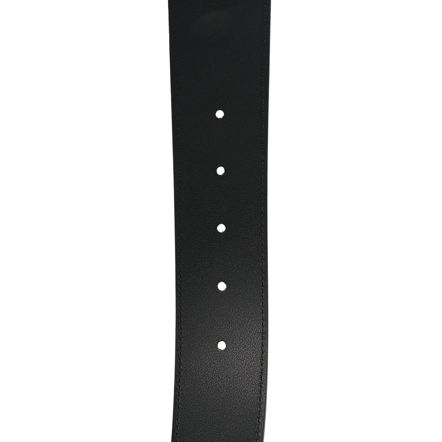 Gucci Moon Calfskin Pearl Double G 40mm Belt 95 38 Black Cream 5 of 7