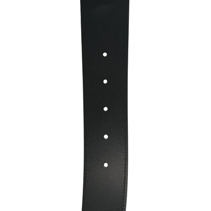 Gucci Moon Calfskin Pearl Double G 40mm Belt 95 38 Black Cream 5 of 7