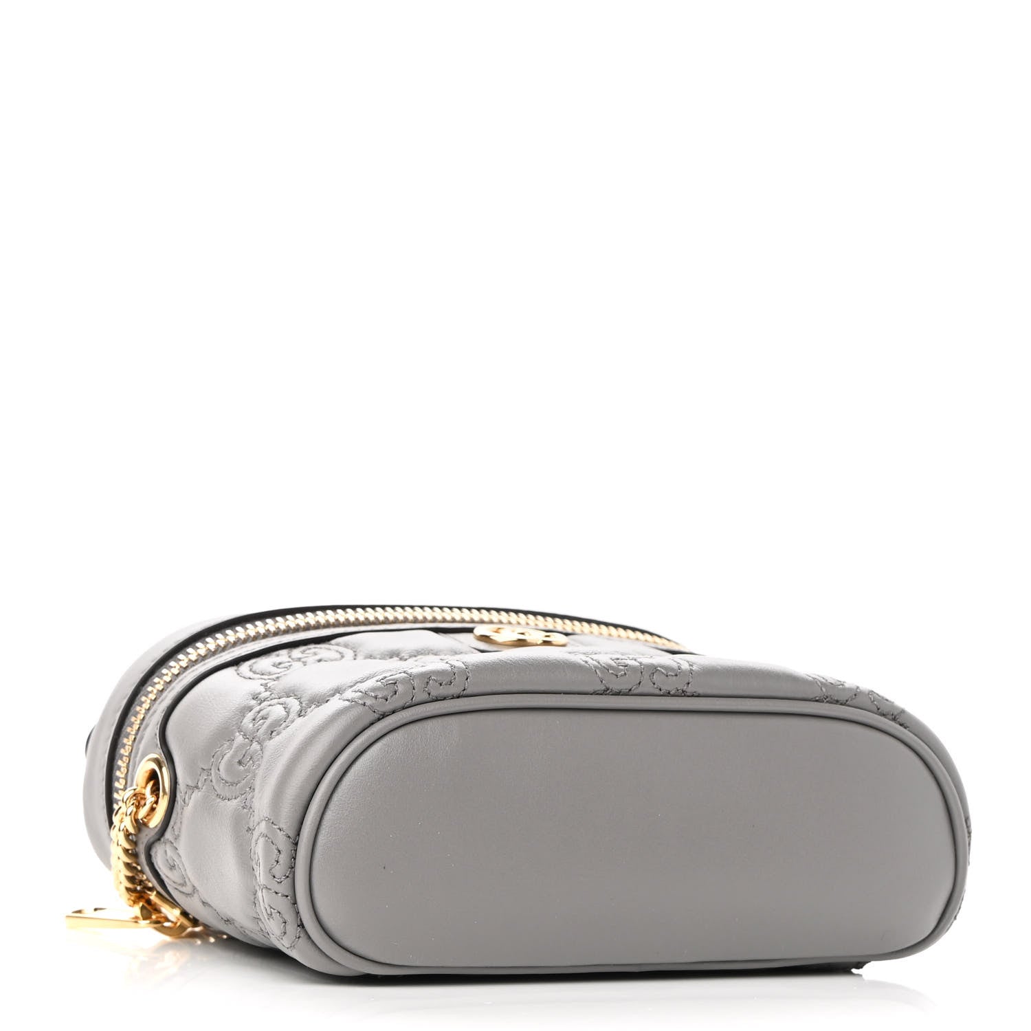 Gucci Calfskin GG Matelasse Mini Top Handle Bag Dusty Grey 4 of 9