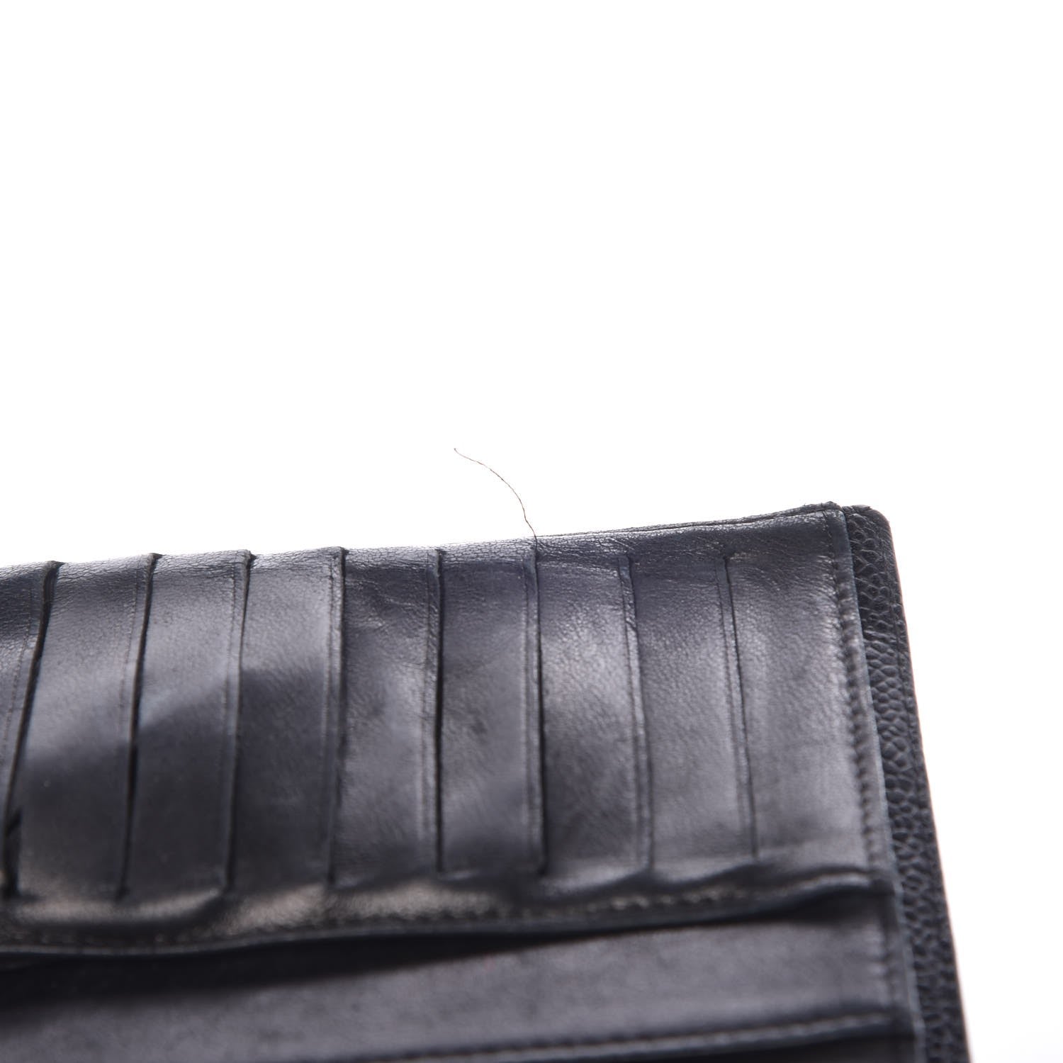 Chanel Caviar Timeless CC Yen Wallet Black 9 of 14