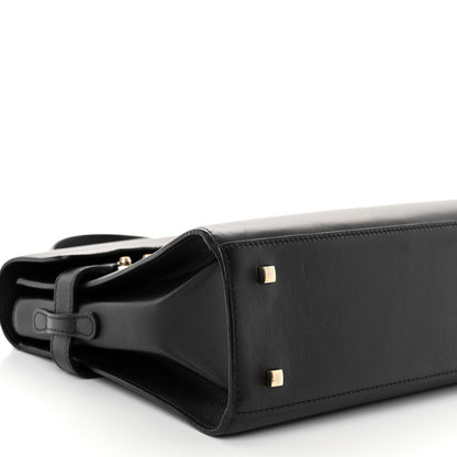 Delvaux Calfskin MM Tempete Satchel Black 9 of 10