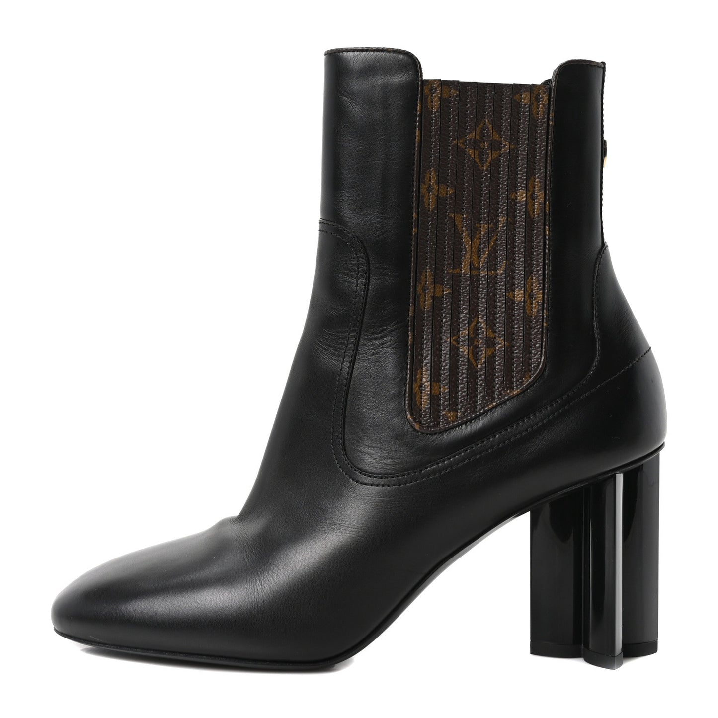 Calfskin Monogram Silhouette Chelsea Ankle Boots 41