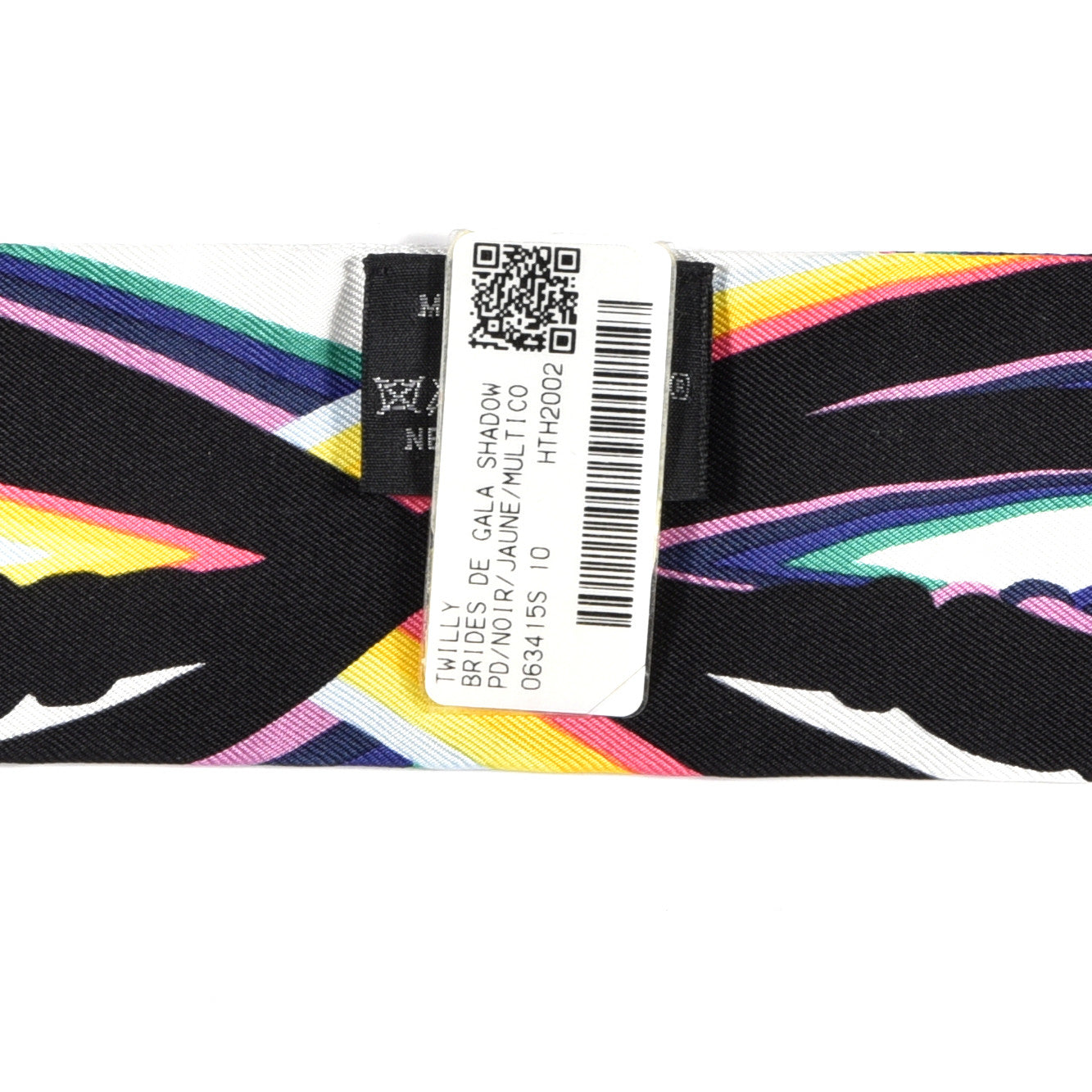 Silk Brides De Gala Shadow Twilly Black Jaune Multicolor