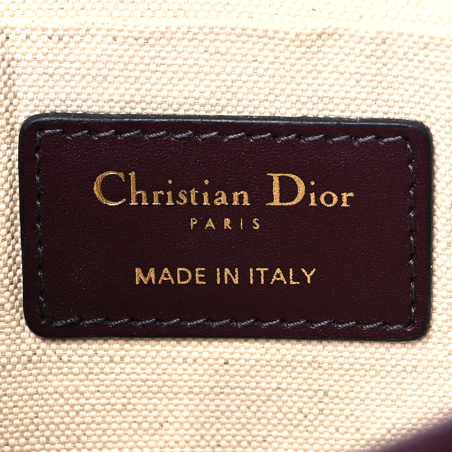 Christian Dior Oblique Diorquake Clutch Burgundy 6 of 10