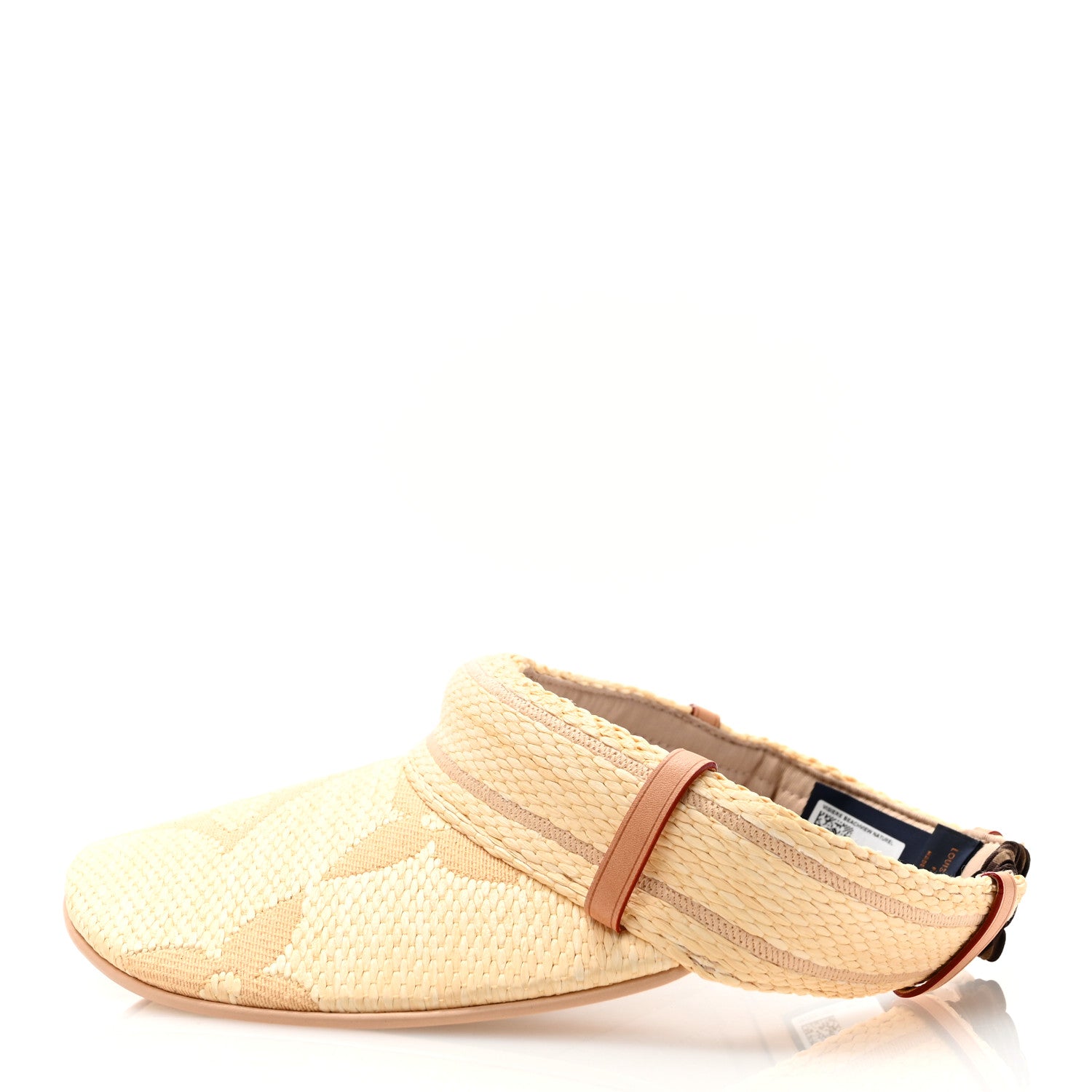 Louis Vuitton Cotton Raffia Effect Beachview Visor Natural 4 of 11