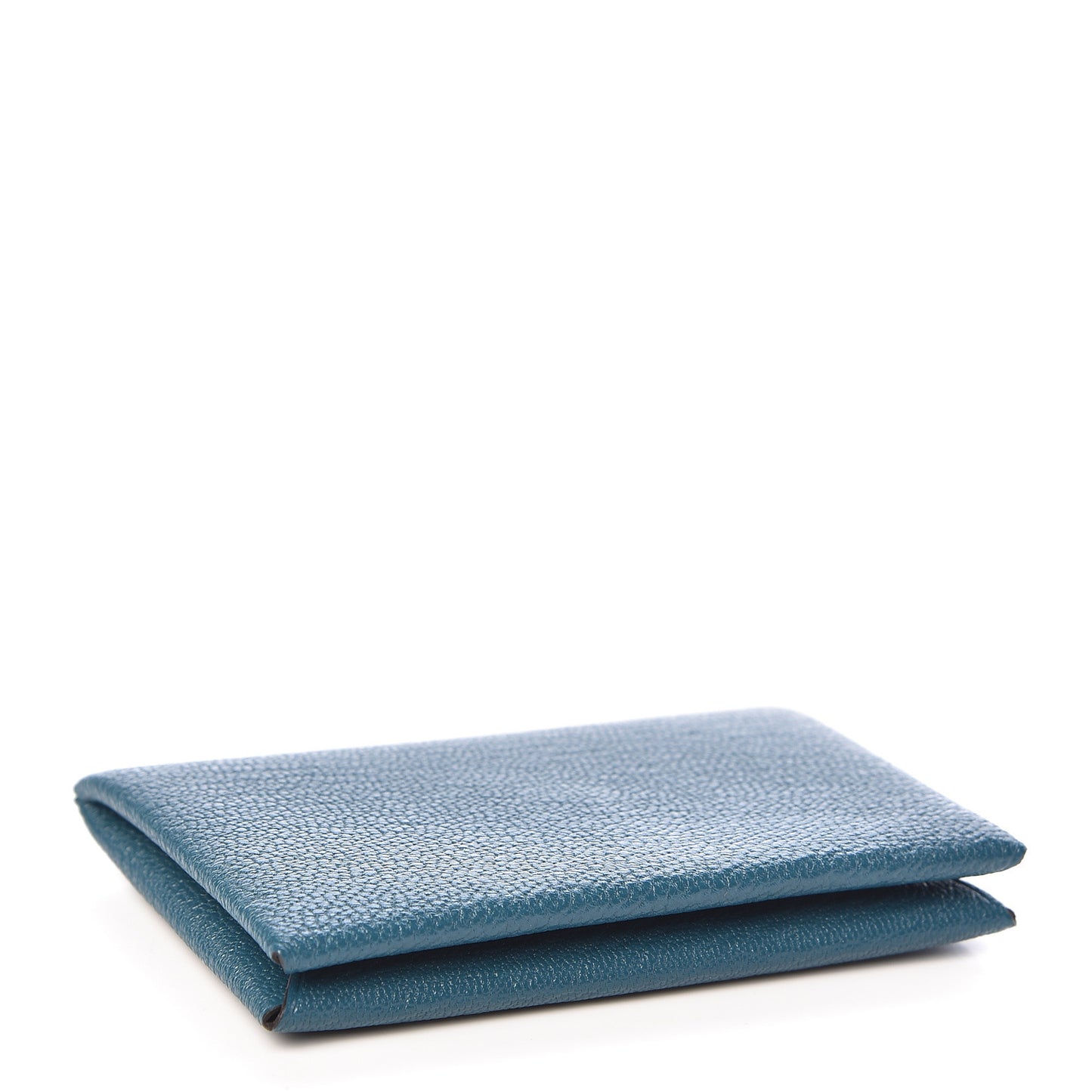 Chevre Mysore Calvi Card Case Vert Bosphore