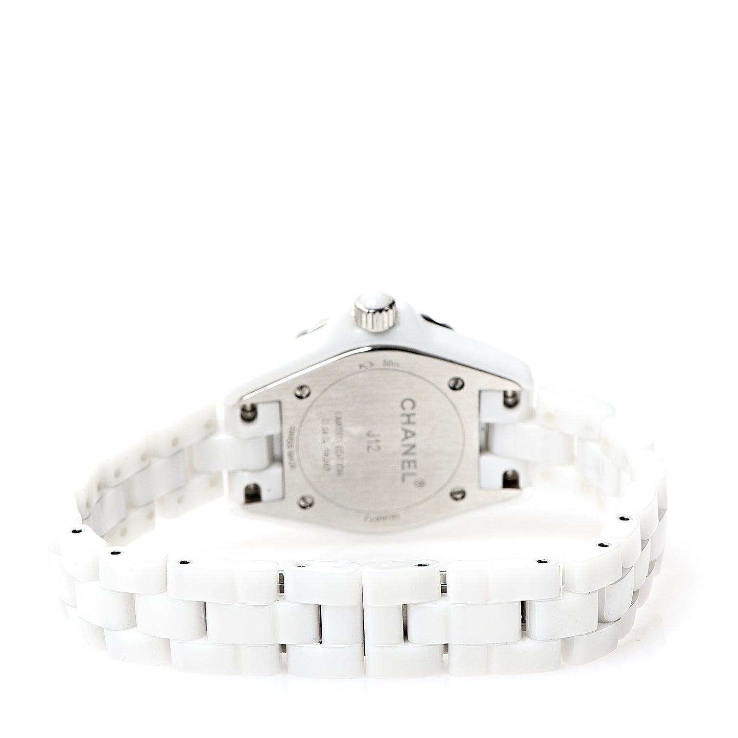 Stainless Steel Ceramic Diamond 29mm J12 Quartz Watch Pink
