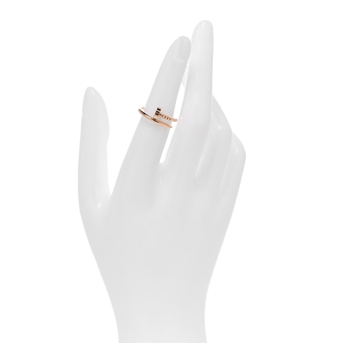 Cartier 18K Pink Gold Small Juste Un Clou Ring 50 5.25 2 of 6