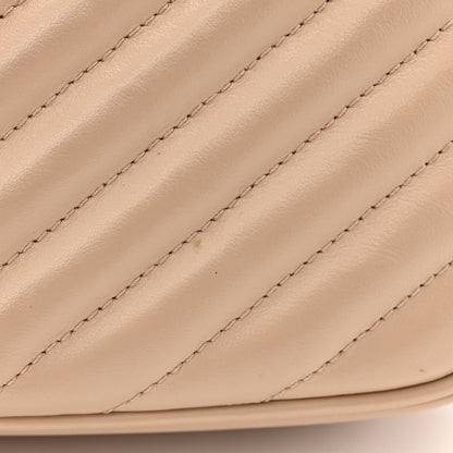 Saint Laurent Calfskin Matelasse Monogram Lou Camera Bag Dark Beige 12 of 17
