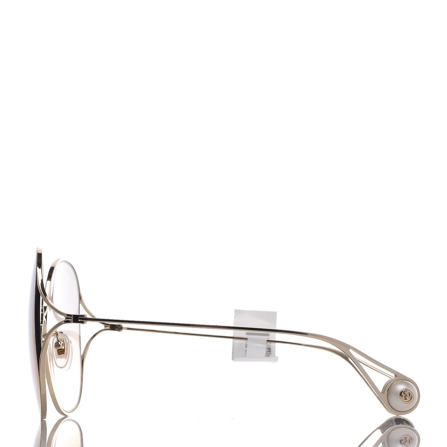 Oversized Round GG0362S Sunglasses Gold