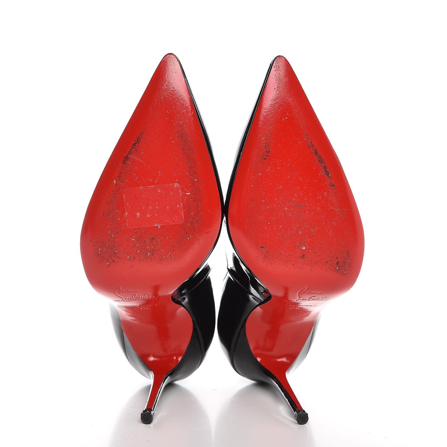 Christian Louboutin Patent Decollete 554 100 Pumps 35 Black 7 of 9