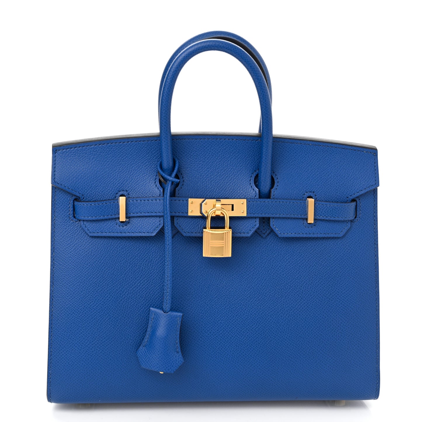 Epsom Birkin Sellier 25 Bleu France