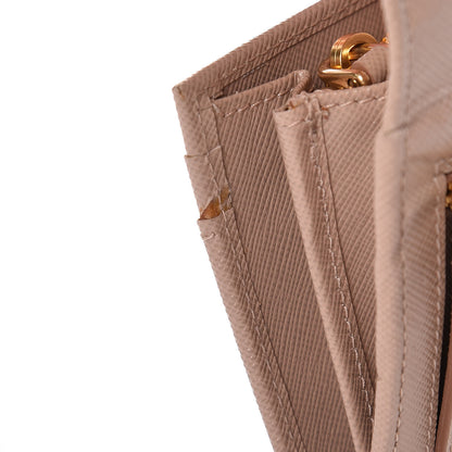 Prada Saffiano Bow Continental Wallet Orchidea 8 of 18