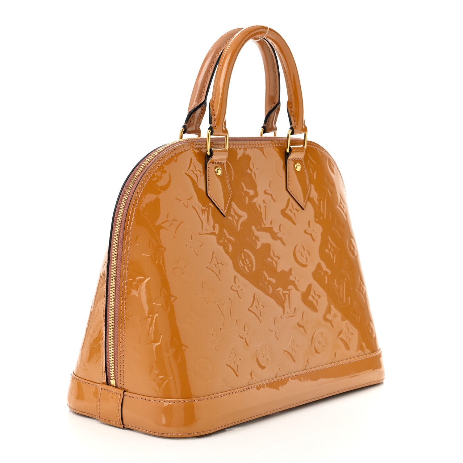 Louis Vuitton Vernis Alma PM Rose Velours 3 of 11