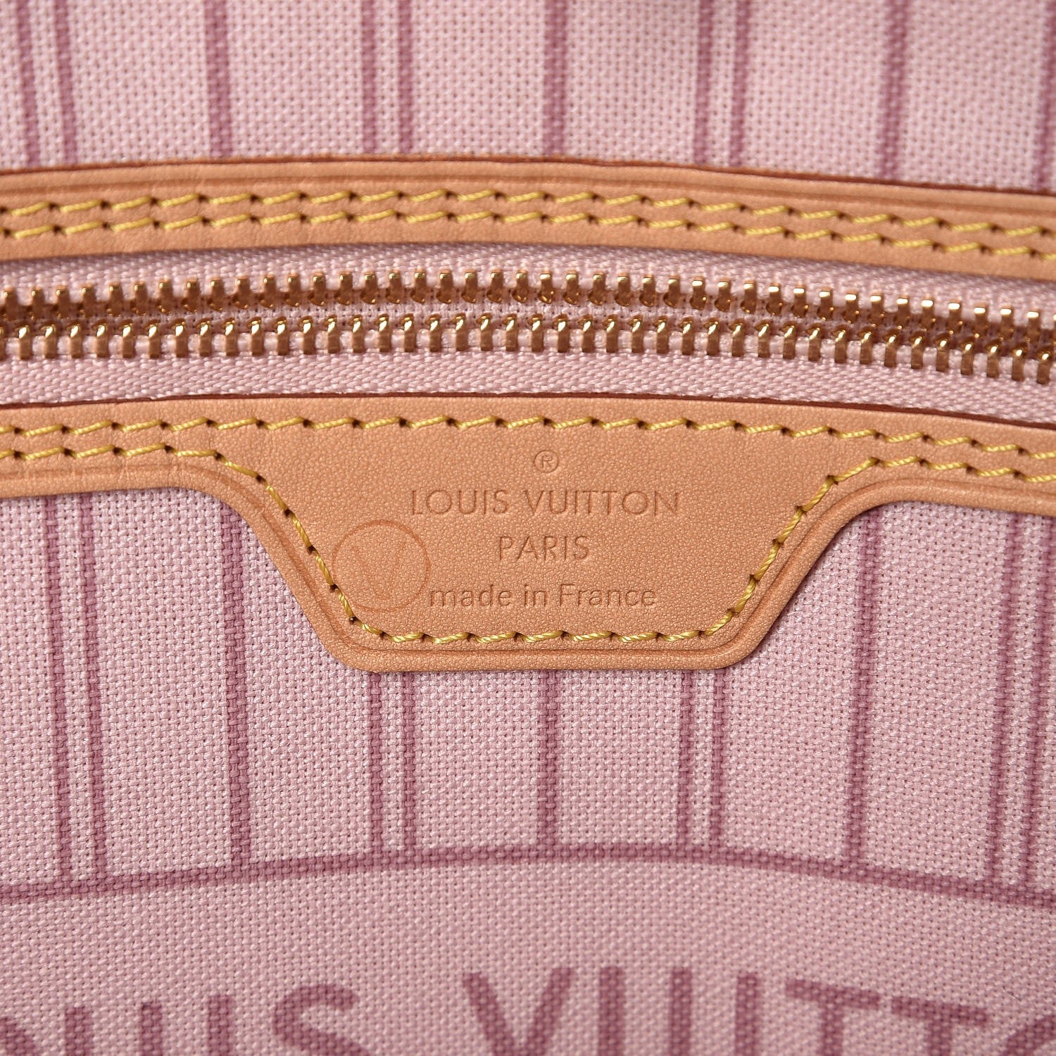 Louis Vuitton Monogram Saint Tropez V Neverfull MM Rose Ballerine 6 of 7