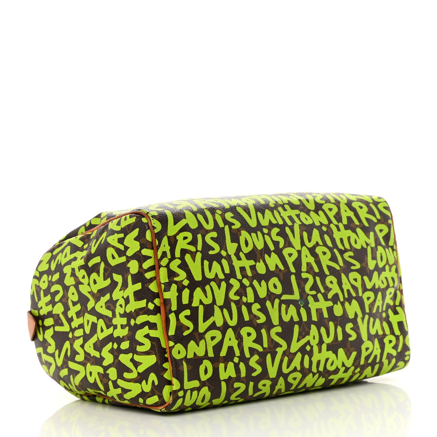 Louis Vuitton Monogram Graffiti Speedy 30 Green 4 of 16